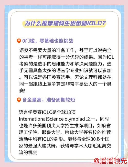 IOLC语言学奥赛考察内容？升学价值？苏州优质辅导机构推荐！